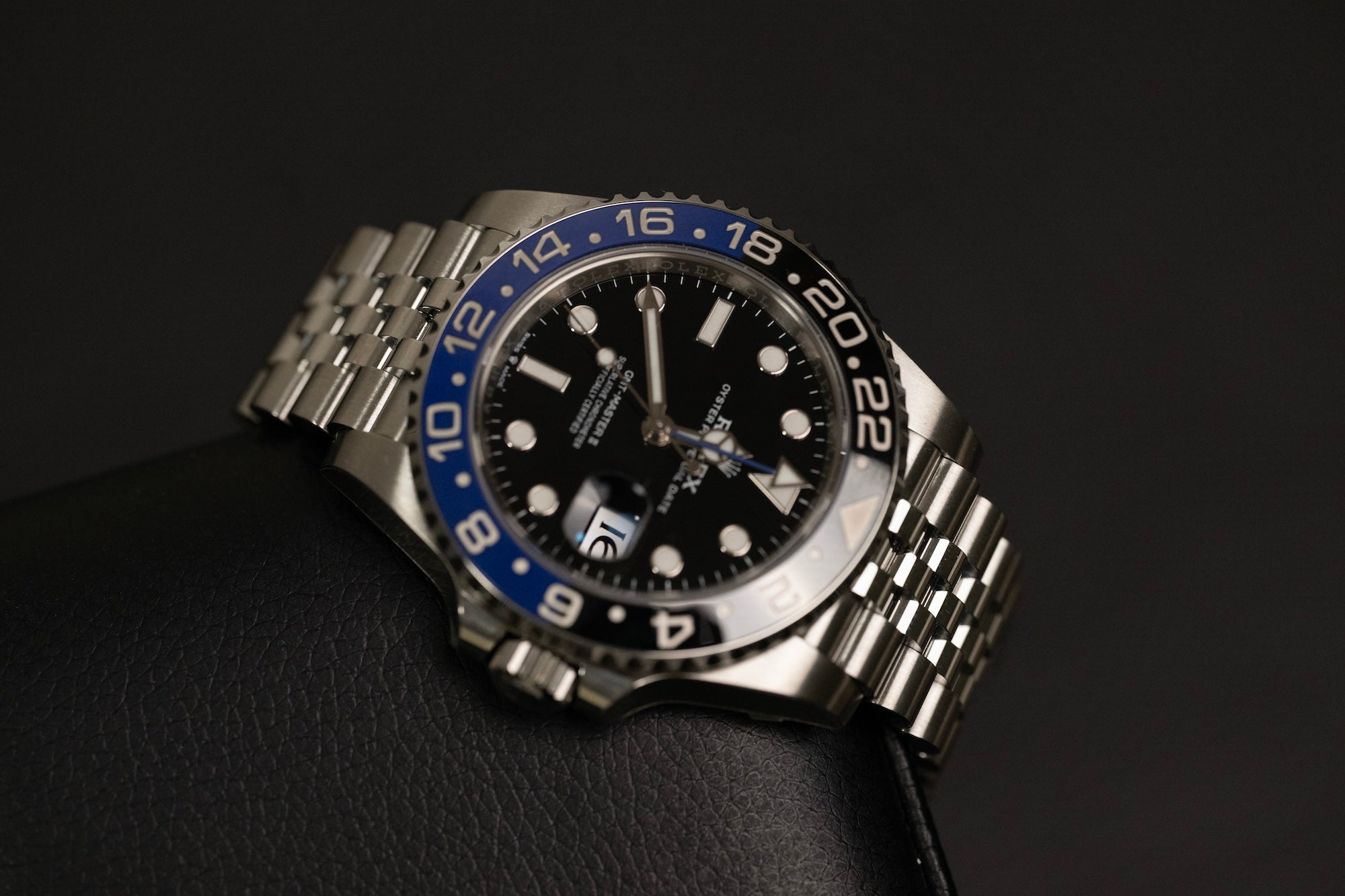 Brand New Rolex Steel GMT Master-II "Bat-Girl" - Stainless Steel Black Dial 40MM - 126710BLNR *2023 FULLY STICKERED*
